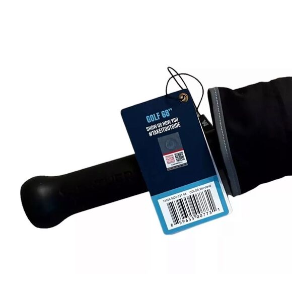 WEATHERMAN x MARYLAND umbrella ~ “golf” size ~ NEW ~ 68” - Picture 3 of 8